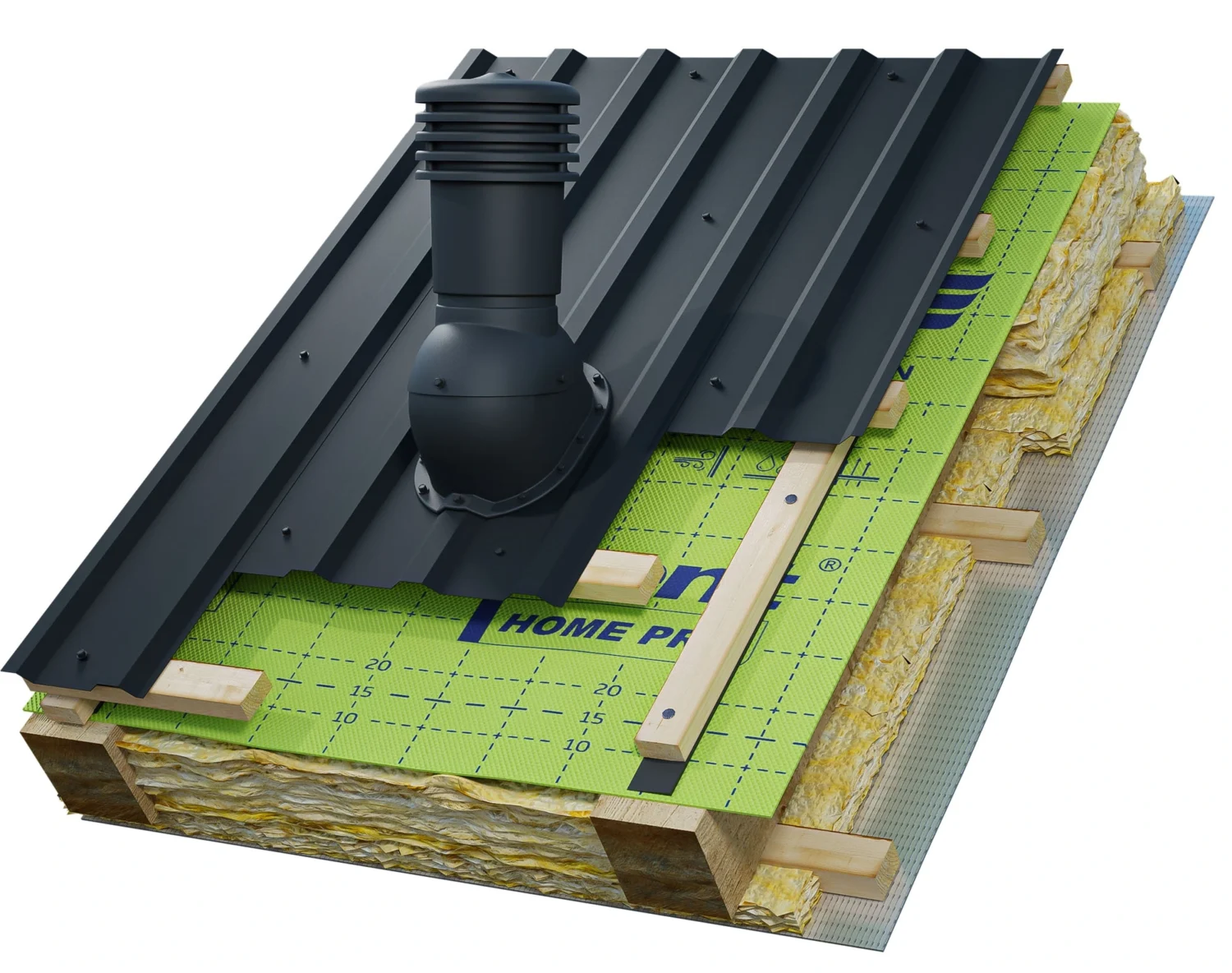 Kominek dachowy Eurovent® VENTOS X T18