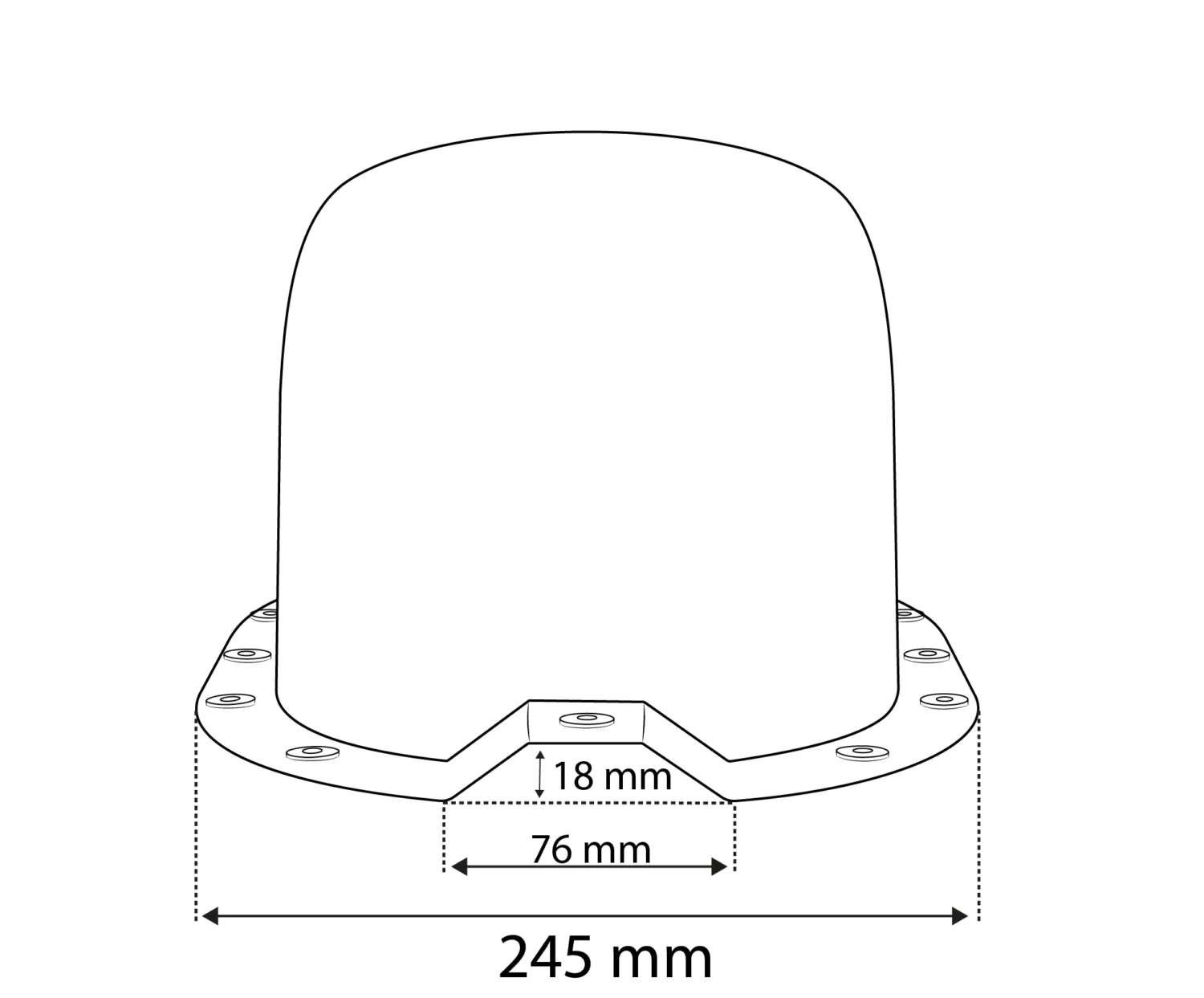 Kominek dachowy Eurovent® VENTOS X T18